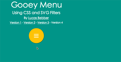 21个网页汉堡包菜单动画灵感