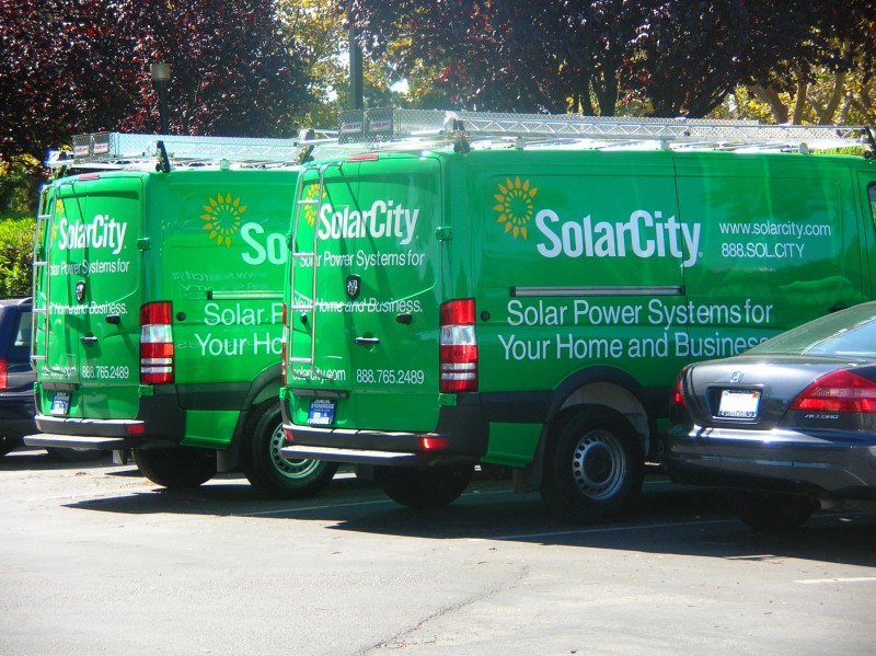 SolarCity 的工程服务车