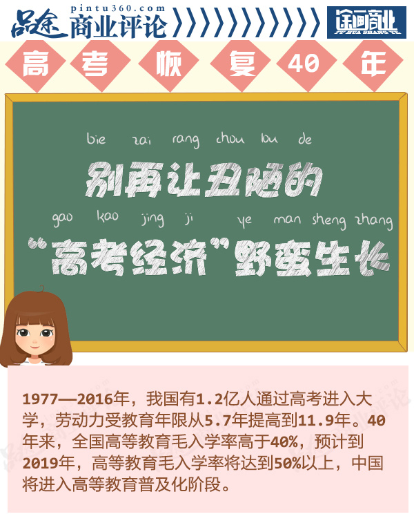 高考恢复40年 别再让丑陋的&ldquo;高考经济&rdquo;野蛮生长