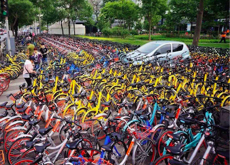 共享单车市场的“隐性拼版”：公共资源零成本        