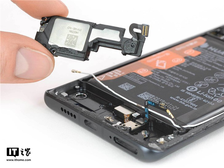 iFixit 拆解华为 P30 Pro:胶水太多,不易维修