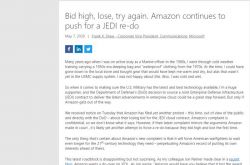 亚马逊与微软互相指责对方“耍阴招” 以获取 JEDI 合同