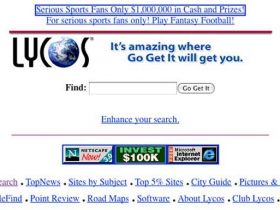 2000年：Terra networks斥资125亿美元收购Lycos
Lycos早在谷歌之前就已提供搜索引擎服务，它是20世纪90年代最大的门户网站之一。西班牙电信旗下网络部门Terra networks收购Lycos，以为它买下了整个互联网的主体部分。4年后，Lycos的售价仅为9500万美元。