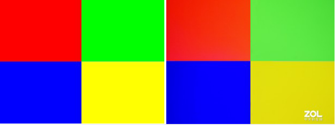 左为测试样张右为实拍图(手机端浏览上为测试样张下为实拍图)