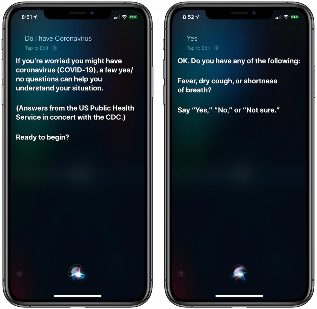 siri更新数据可以问新冠相关问题